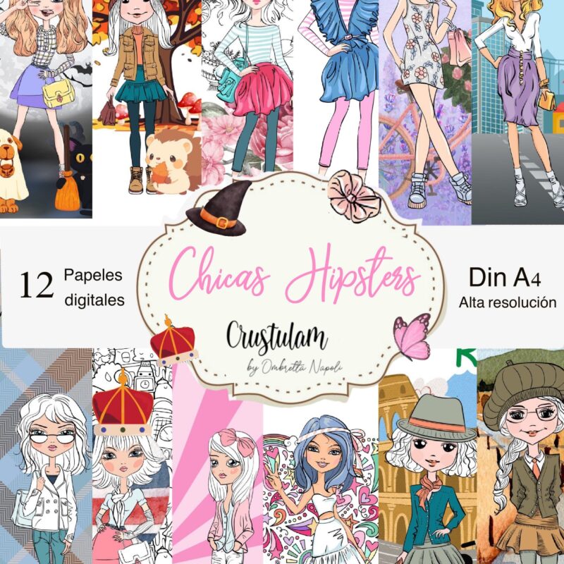 Colección Crustulam CHICAS HIPSTERS 3