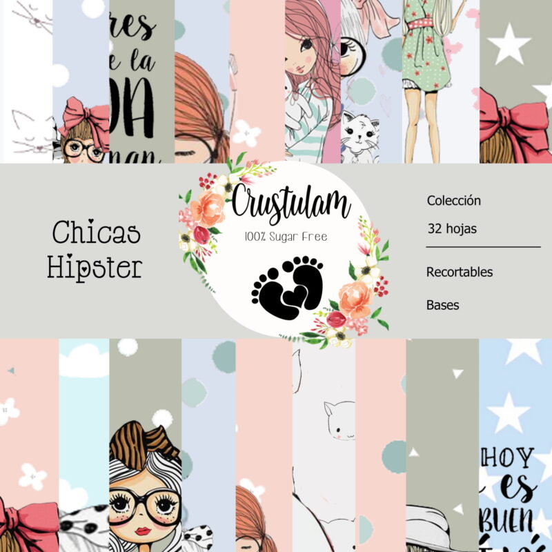 Colección Crustulam CHICAS HIPSTERS COVI-19